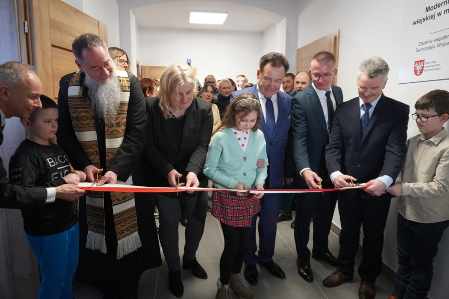 Otwarcie świetlicy w Mącicach